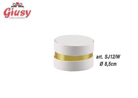 Scatola Degustazione Bianca 8xh.5Cm 6*96