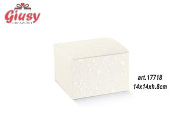 Scatola Pieghevole Decoro Harmony 14x14x8 Cm 10*200