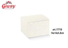 Scatola Pieghevole Decoro Harmony 14x14x8 Cm 10*200