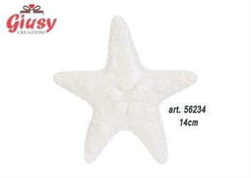 Stella Marina In Porcellana Color Bianco H.14 Cm 4*72