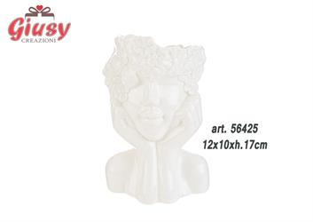 Vaso Lady In Porcellana 12x10xH.17 Cm 1*18