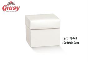Scatola Pieghevole Con Coperchio  10xc10xh.9 Cm 10*200