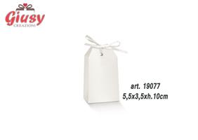 Scatola Tag Decoro Fibra Bianco 5,5x3,5xh.10 Cm 10*200