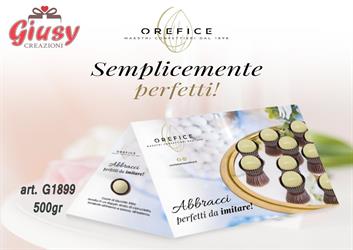 Confetti Con Stuffolo Napoletano Ricoperto Da Cioccolato Fondente Interno E Bianco Esterno Grammi 500 (Circa 33pz)