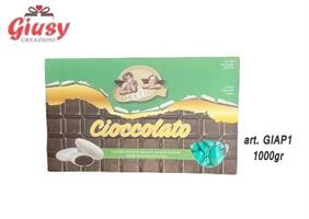 Confetti Cioccolato Gianduia Colore Verde Kg 1