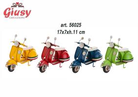 Moto In Metallo Modello 125 4 Colori Assortiti 17x7xH.11 Cm 4*48