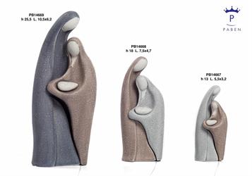 Gruppo Natività Stilizzata In Porcellana 13 Cm 4*72