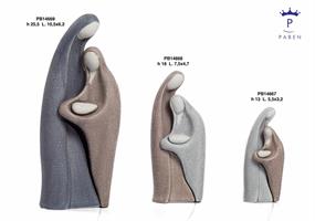 Gruppo Natività Stilizzata In Porcellana 13 Cm 4*72