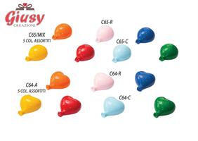 Calamita Palloncino In Resina Color Celeste H.5 Cm 12*144