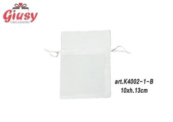 Sacchetto In Cotone Color Bianco 10xH.13 Cm 10*500
