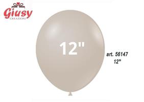 Busta Da 50 Palloncini In Lattice Da 12 Matte Colors Sabbia Bianca 6*100