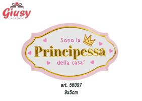 Calamita In Resina Sono La Principessa Della Casa 9x5 Cm 12*288