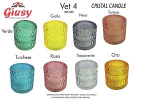 Scatola In Vetro 9xH.9 Cm Completo Di Scatola 1*36