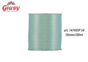 Nastro Raso 10mmx100mt Color Frosty Green