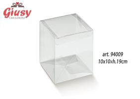 Scatola Automatica In Pvc Trasparente 10x10xh.19 Cm 10*200
