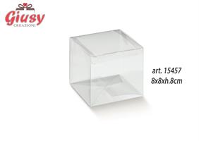 Scatola Automatica In Pvc Trasparente 8x8xH.8 Cm 10*200