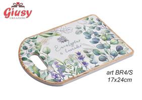 Tagliere In Legno Modello Trivet 17x24 Cm Completo Di Scatola 1*40