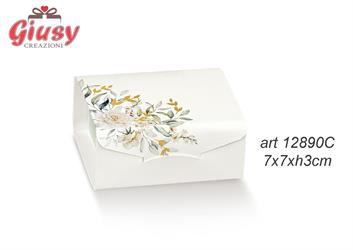 Scatolina Gift Linea Botanic 7x7xH.3 Cm 10*200
