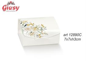 Scatolina Gift Linea Botanic 7x7xH.3 Cm 10*200