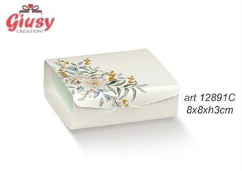 Scatolina Gift Linea Botanic 8x8xH.3 Cm 10*200