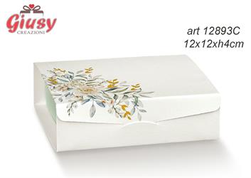 Scatolina Gift Linea Botanic 12x12xH.4 Cm 10*200