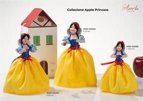 Apple Princess In Piedi Media H.22 Cm In Porcellana Di Capodimonte Completa Di Scatola Casetta