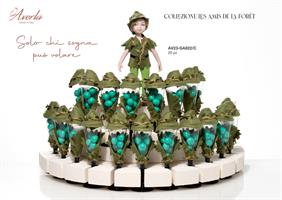 Alzata Con 20 Calici Boy H.17,5 Cm Collezione Les Amis De La Forêt