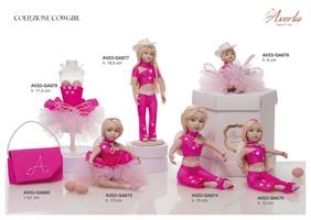 Borsetta Portaconfetti In Stoffa Color Fuxia 11x7 Cm Collezione Cowgirl