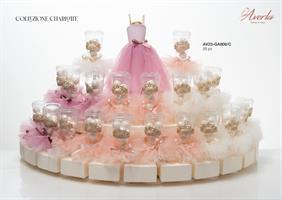 Alzata Con 20 Calici Ballerina H.17,5 Cm Collezione Charlotte