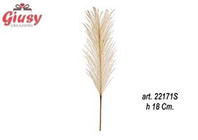 Pampas Artificiale Color Oro H.18 Cm 12*288