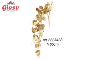 Cascata Eucalipto Artificiale Color Oro H.65 Cm 4*48