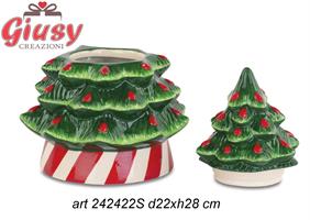 Barattalo Albero Di Natale  D.22XH.28 Cm