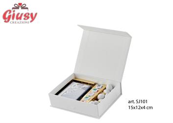 Box Con Mazzo Di Carte Francesi E Dadi 15x12x4 Cm 1*48