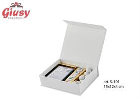 Box Con Mazzo Di Carte Francesi E Dadi 15x12x4 Cm 1*48
