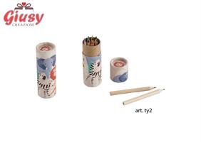 Box Con Dodici Matite Colorate 24*240