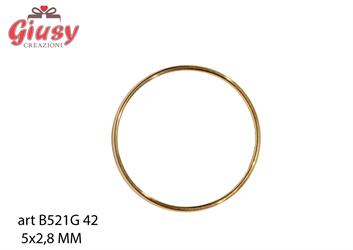 Ring Set Da 12 Pezzi 6,5MMX2,8 Colore Oro