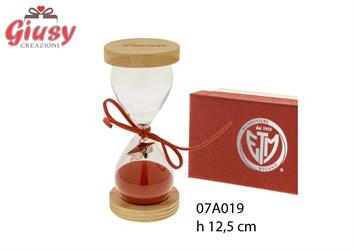 Clessidra Con Tocco In Vetro Completa Di Scatola 12,5 Cm