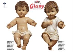 Bambinello In Resina Con Vestito 16 Cm  4*36