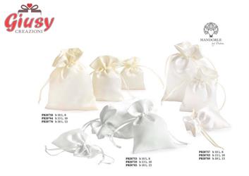Sacchetto Per Confetti Creama In Stoffa 13 Cm 60*360