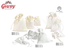 Sacchetto Per Confetti Creama In Stoffa 13 Cm 60*360