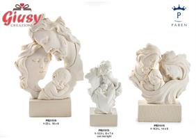 Sacra Famiglia In Resina h 23 Cm 2*16