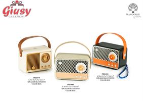 Radio Bluetooth Stile Retrò  Completo Di Scatola 9,6 Cm 2*30