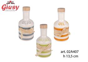 Oliera 3 Colori Assortiti H 13,5 Cm,  6*48