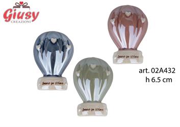 Calamita A Forma Di Palloncino Tre Colori Assortiti Cm 6,5 In PVC Completo Di Scatola  12*288