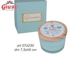 Sfavilla Candela Diametro 7,5XH6 Cm Completa Di Scat