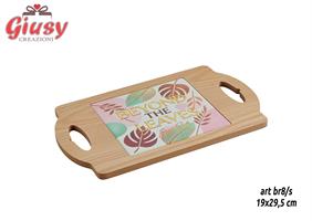 Tagliere in Legno Decorato 19x29,5 Cm 1*36