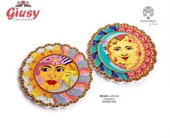 Sottopentola Con Sole E Luna 2 Soggetti Assortiti In Porcellana 25 Cm  2*12