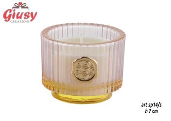 Candela Bassa Rosa 7 Cm 1*12