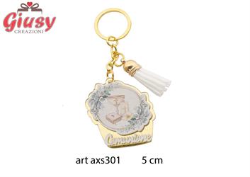 Portachiavi Con Simbolo Comunione 5 Cm