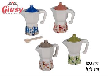 Caffettiera Mokka Pois 11 Cm Quattro Soggetti Assortiti  4*48